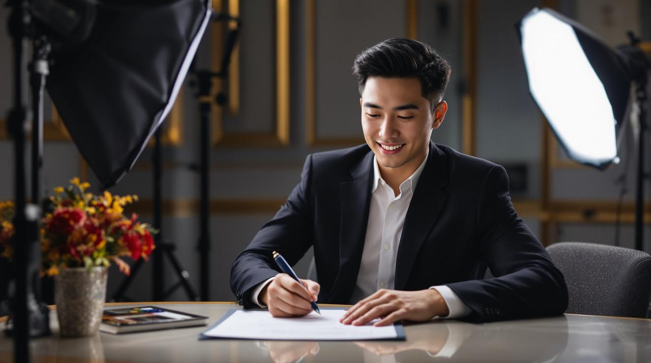 新生代演员苏晨正式签约汤姆影院,开启全新艺术征程